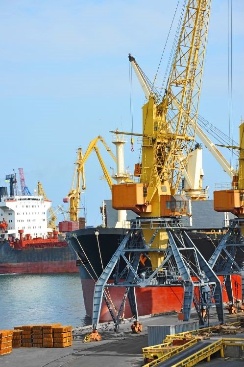 Cargo at the port